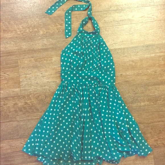 Moda International Dresses & Skirts - NWOT Moda International halter dress, polka dot